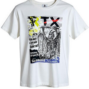 Hysteric Glamour RTX Royal Trux Japan Men's Small White T-Shirt Streetwear